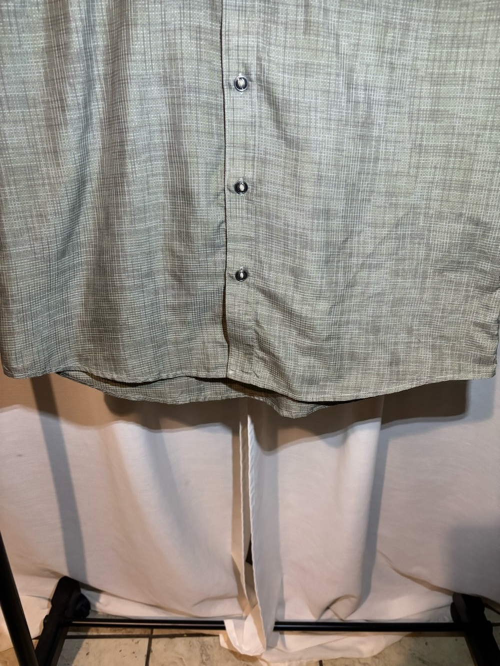 Kuhl Olive Green Plaid Short-Sleeve Button-Down Shirt - Picture 12 of 13